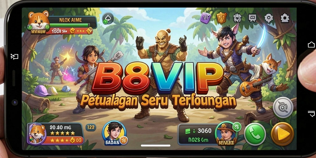 Tampilan gameplay B8VIP yang menonjol dalam petualangan seru.