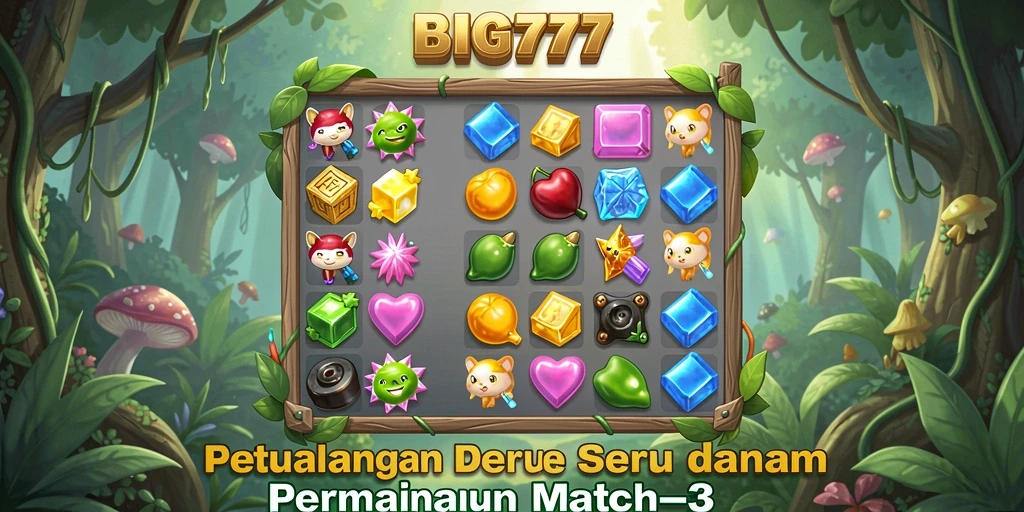 Tampilan gameplay BIG777 yang penuh warna dan seru.