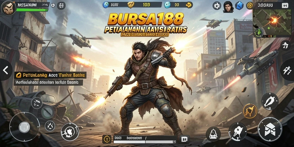 Tampilan menarik dari gameplay aksi BURSA188 dengan adrenalin tinggi.