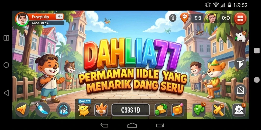 Gameplay DAHLIA77 menampilkan aktivitas pengumpulan sumber daya yang menarik.