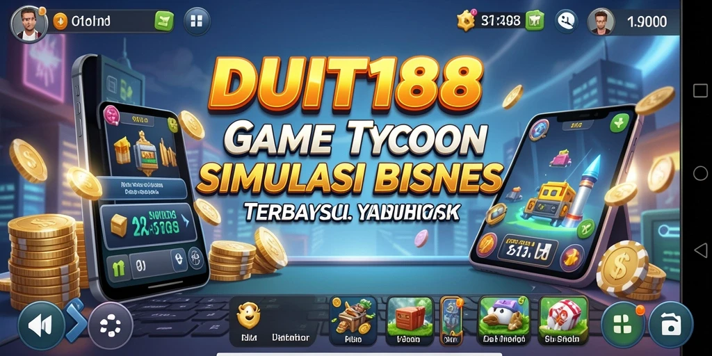 Tampilan gameplay DUIT188 menampilkan pengelolaan bisnis yang intens.