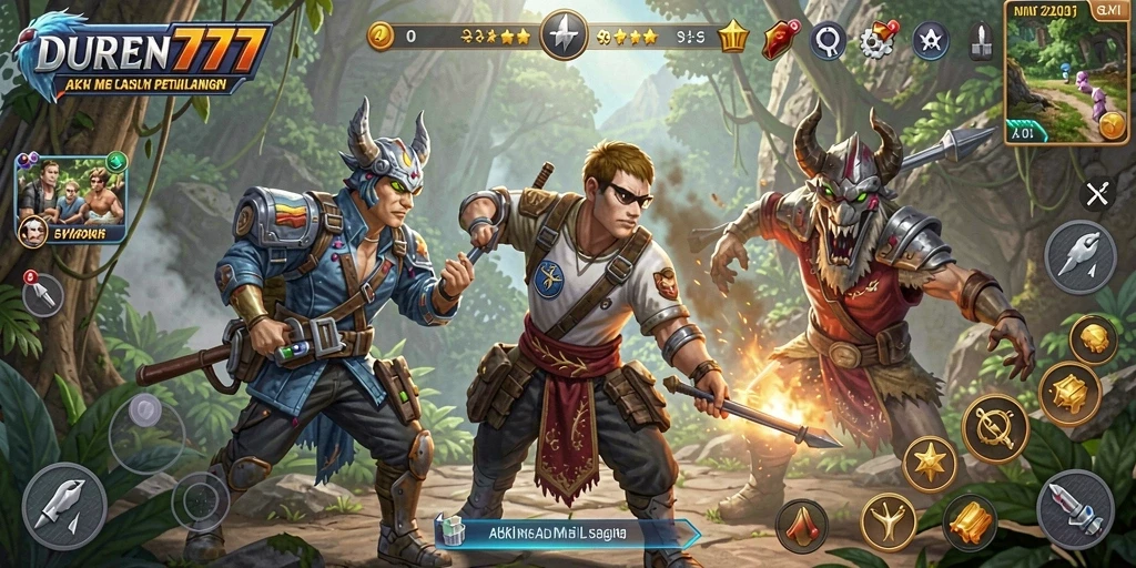 Gameplay menegangkan DUREN777 dengan aksi spektakuler.