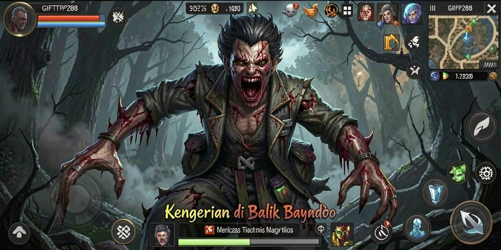Tampilan gameplay mencengangkan dari <strong>GIFTRP288</strong> yang menghadirkan suasana Horror mendebarkan.