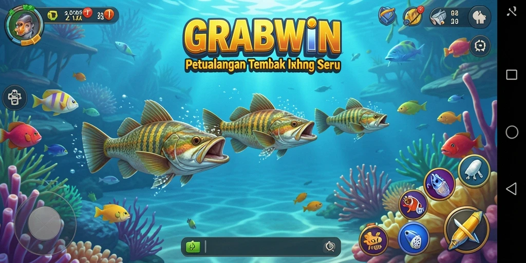 Screenshot gameplay menampilkan aksi tembak ikan yang seru dan menarik.