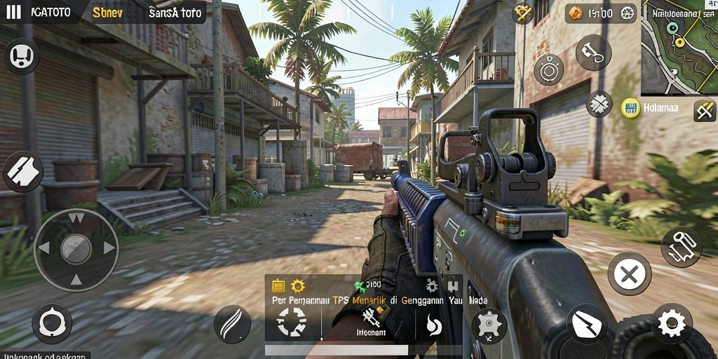 Tampilan gameplay HARGATOTO dengan aksi seru dan grafis memukau.