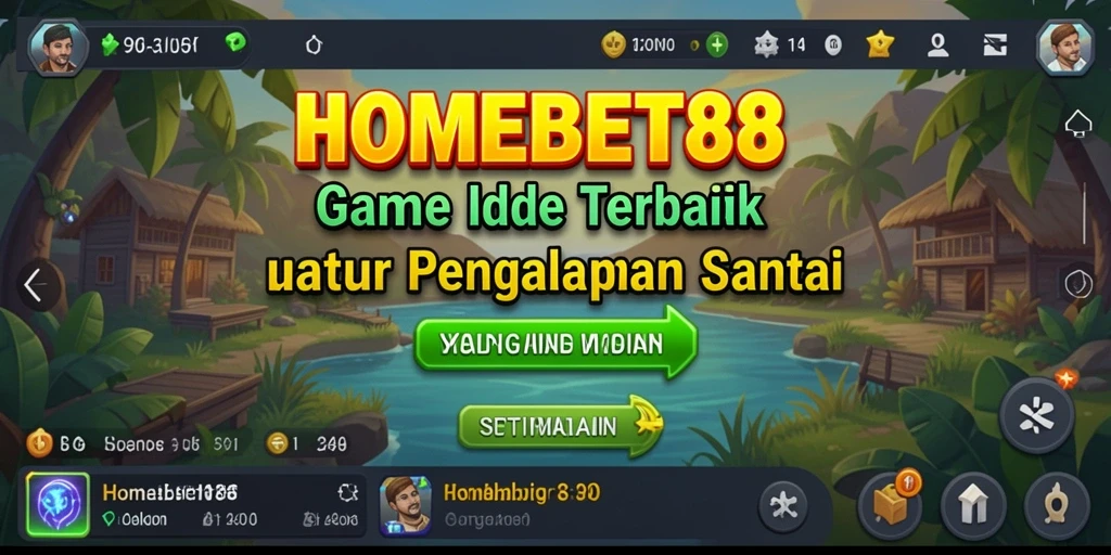 Tampilan gameplay santai dan menarik dari HOMEBET88.