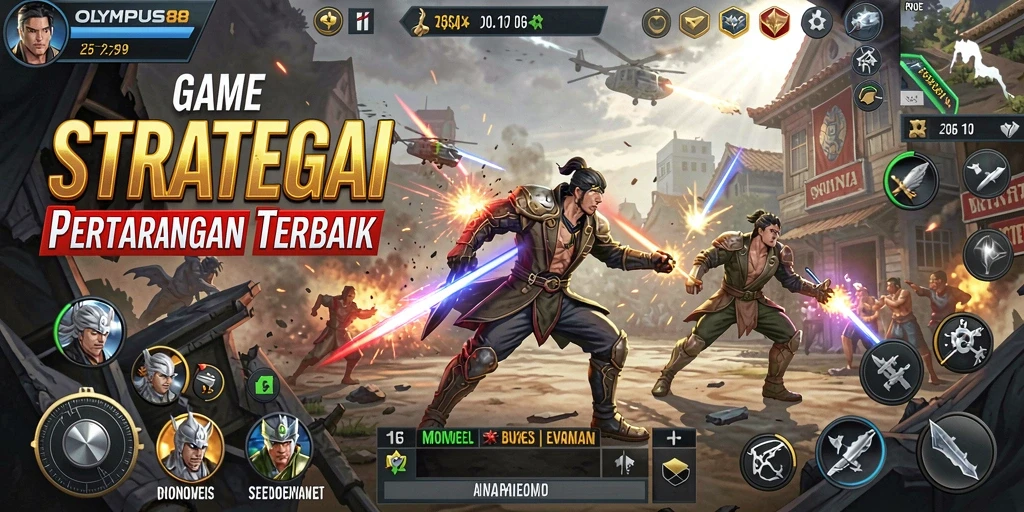 Tampilan gameplay OLYMPUS88 dengan aksi pertempuran yang mendebarkan
