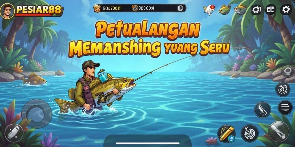 Tampilan gameplay memancing PESIAR88 yang mendebarkan.