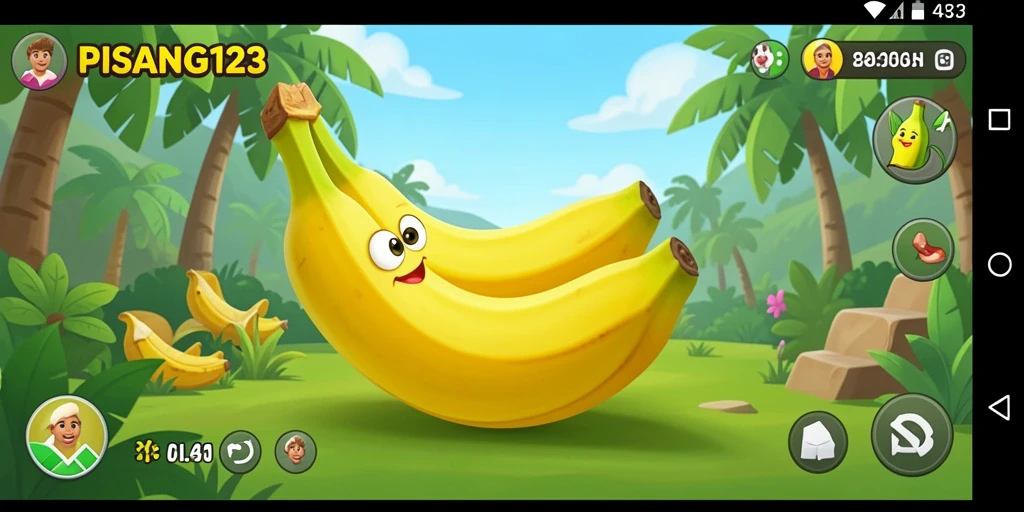 Tangkapan layar PISANG123 menampilkan aksi gameplay yang menyenangkan dan menarik.