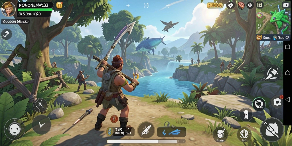 Tangkapan layar dari gameplay Open World POHONEMAS33 yang menakjubkan.