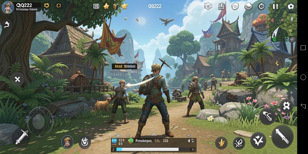 Tampilan gameplay seru dan menakjubkan di dunia terbuka.