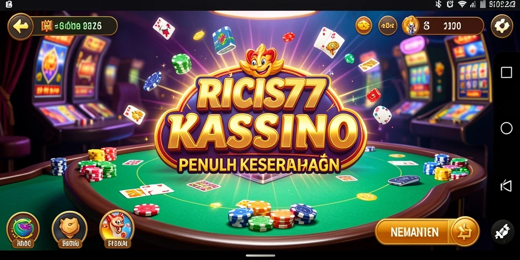 Tampilan gameplay RICIS77 yang seru dan menghibur.