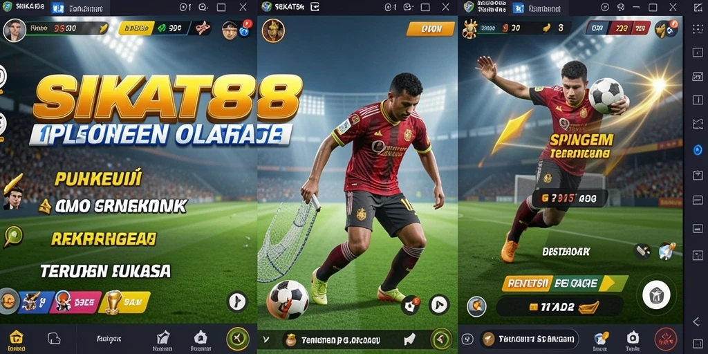 Screenshot utama SIKAT88 menampilkan taruhan olahraga yang seru dan interaktif.