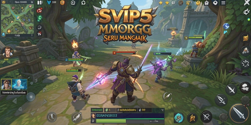 Tampilan seru gameplay SVIP5 dalam dunia MMORPG yang mendalam.