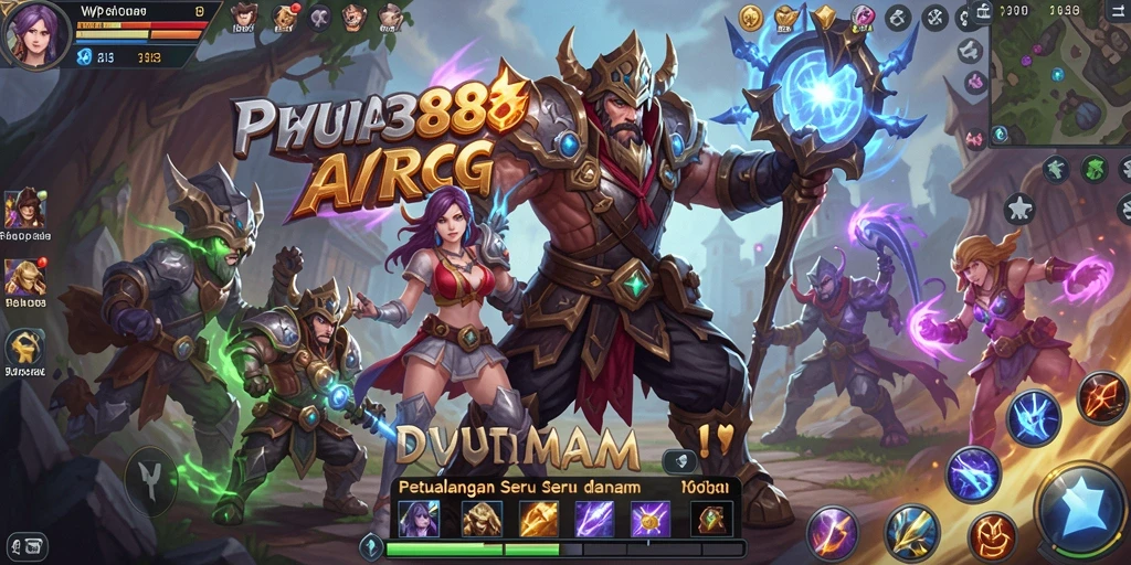 Screenshot gameplay WP888 menampilkan aksi mendebarkan dalam dunia ARPG.